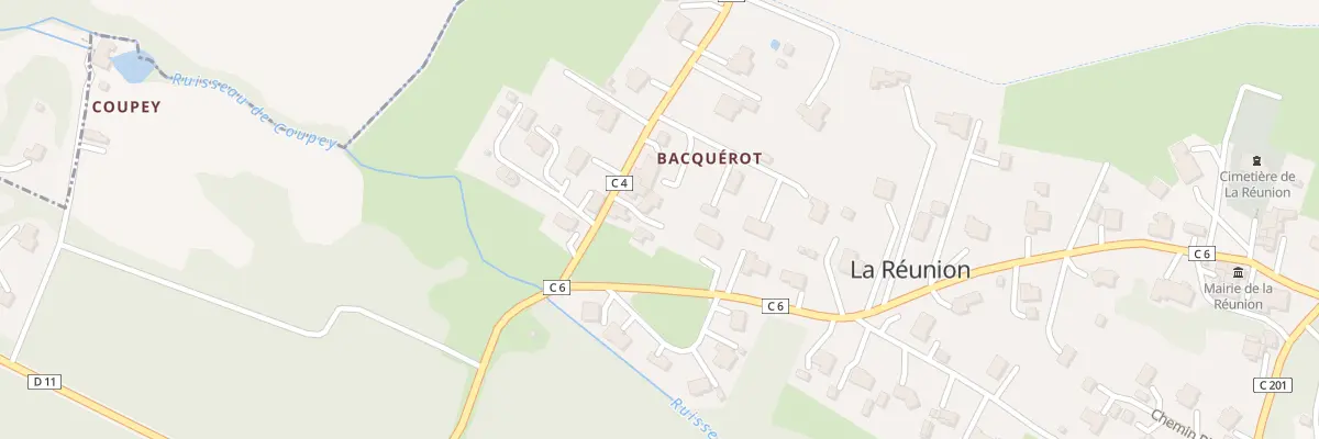 Plan du 334 Rte du Bacquerot à La Réunion