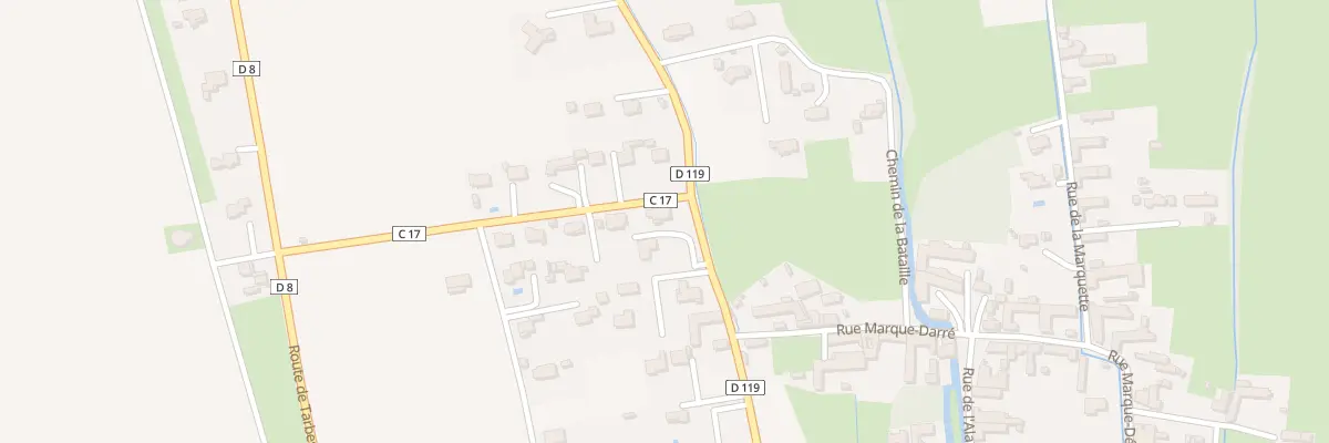 Plan du 1 Rue de la Gare à Vielle-Adour