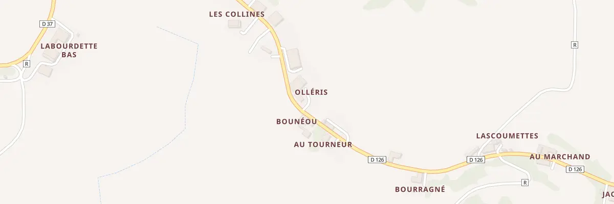 Plan du 5010 A Olleris à Couloumé-Mondebat