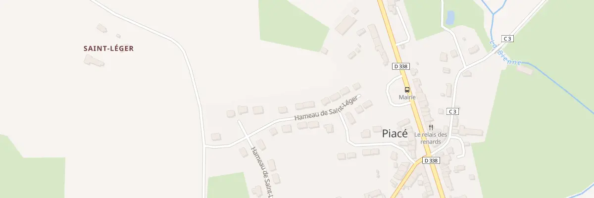 Plan du 12 Ham de Saint Léger à Piacé