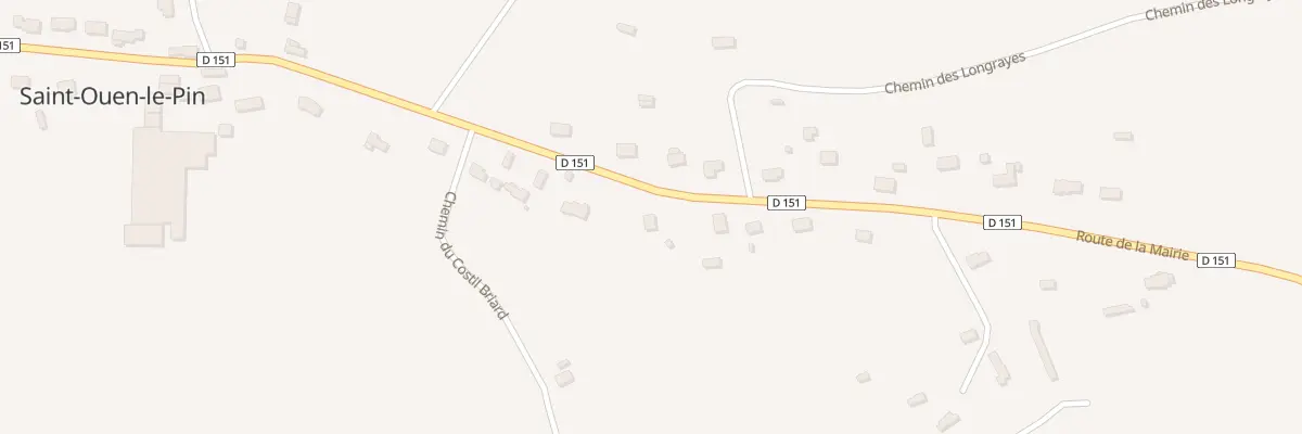 Plan du 399 Rte de la Mairie à Saint-Ouen-le-Pin