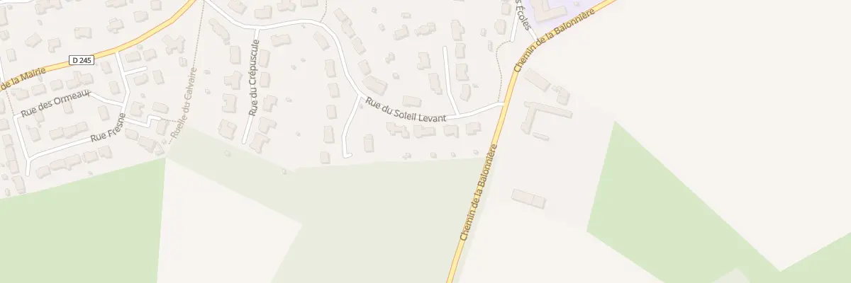 Plan du 16 Rue du Soleil Levant à Trangé