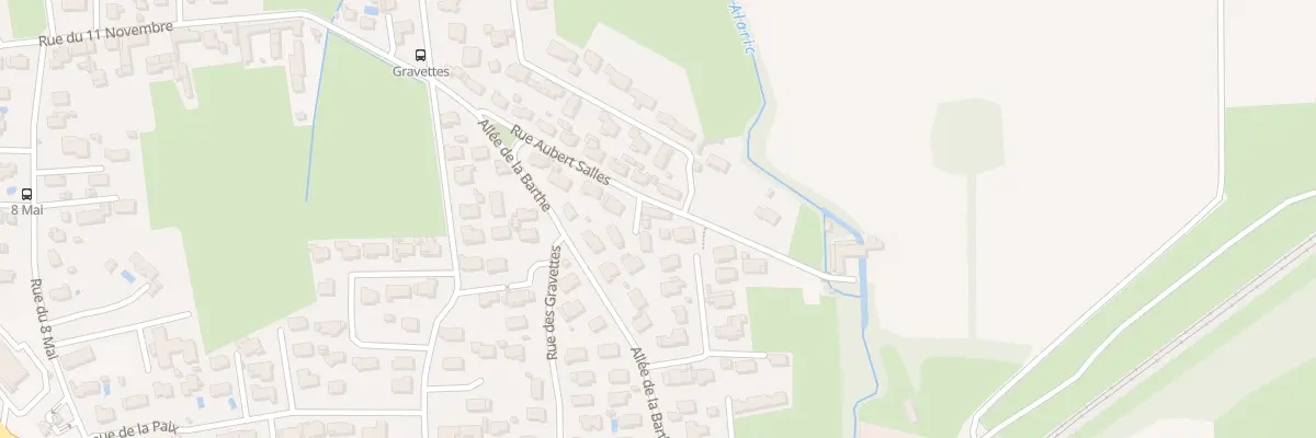 Plan du 15 Rue Aubert Salles à Séméac