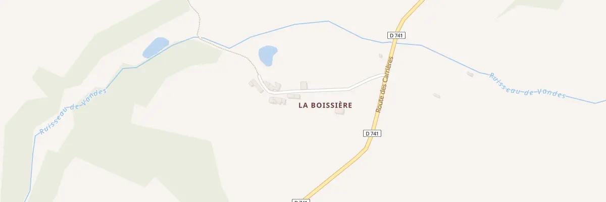 Plan du 57 La Boissiere au Bouillon