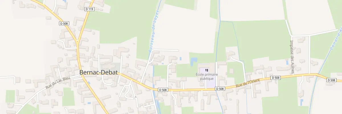 Plan du 6 Imp de l’Ancle à Bernac-Debat