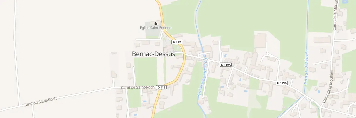 Plan du 2 Rue des Pyrénées à Bernac-Dessus