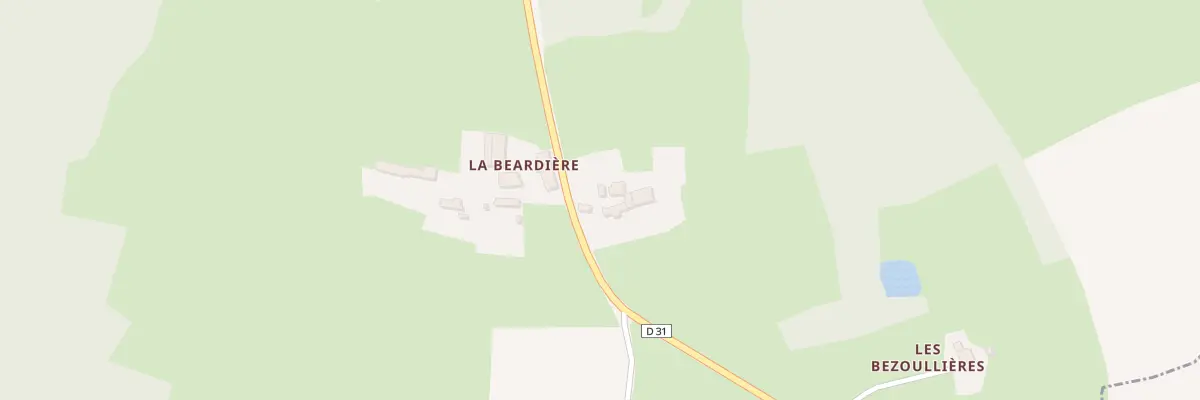 Plan du 5238 La Beardiere à Oizé