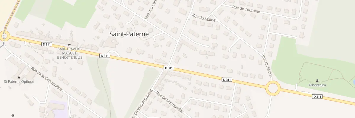Plan du 2 Che de la Mazure à Saint-Paterne - Le Chevain