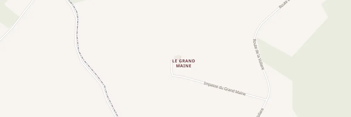 Plan du 5075 Le Grand Maine à Bellon
