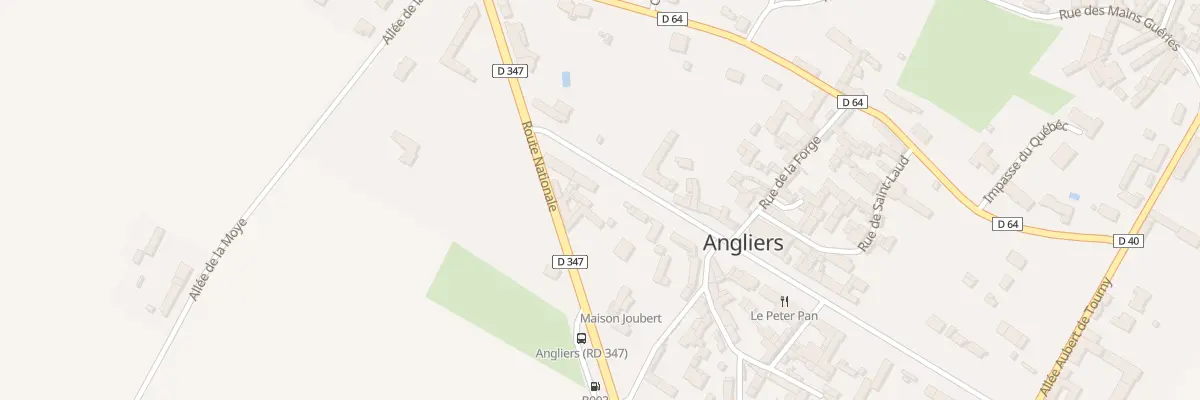 Plan du 27 Av Prince de la Tour d’Auverg à Angliers