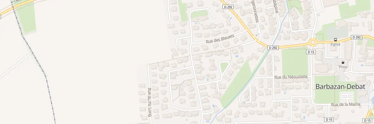 Plan du 2 Rue des Liserons à Barbazan-Debat