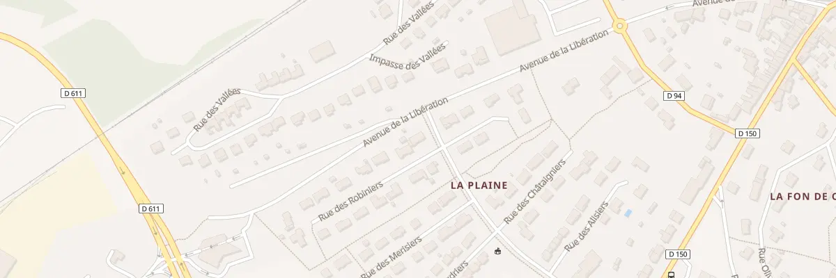 Plan du 1 Rue des Robiniers à Lusignan