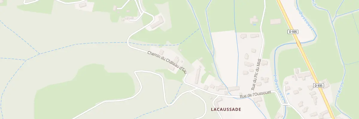 Plan du 16 Che Chateau d’Eau à Trébons
