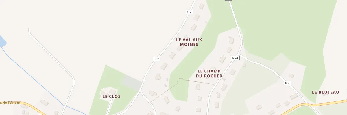 Plan du 18 Rue du Val Aux Moines à Chérisay