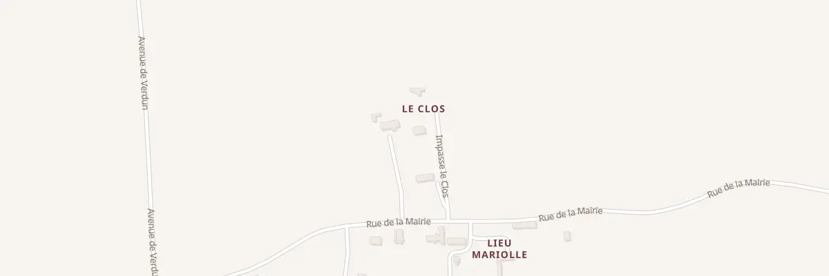 Plan du 5030 Le Lieu Mariolle au Fournet