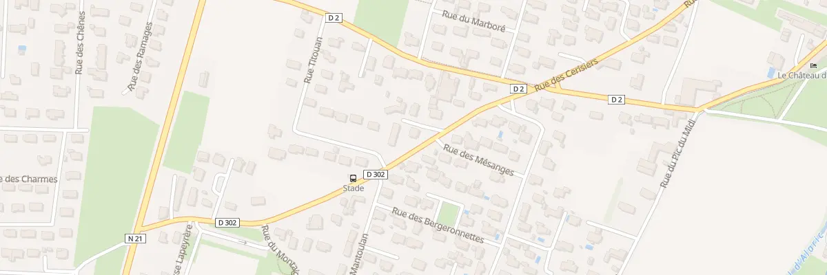 Plan du 12 Rue du Stade à Orleix