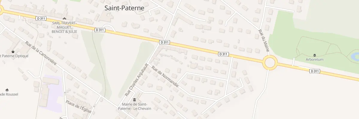 Plan du 50B Rue de Perseigne à Saint-Paterne - Le Chevain
