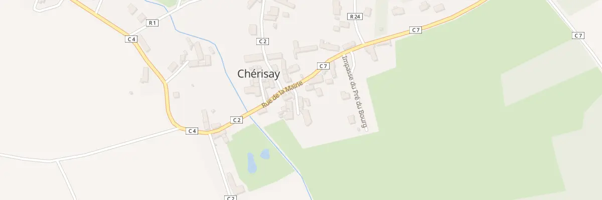 Plan du 5028 Le Bourg à Chérisay