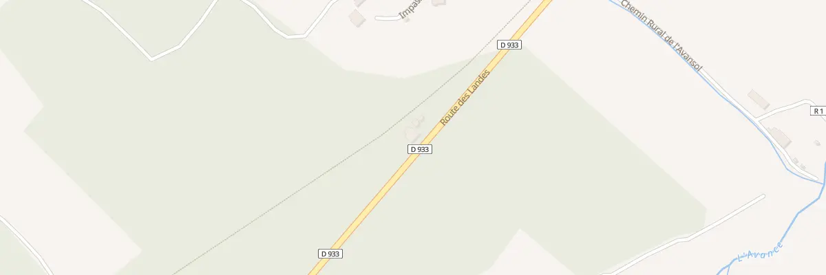 Plan du 1527 Rte des Landes à Bouglon