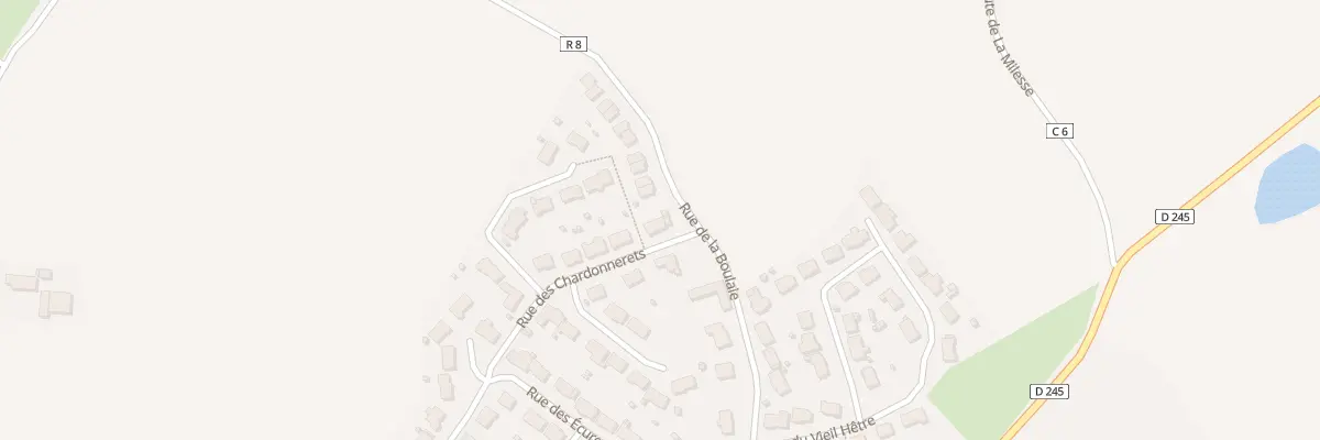 Plan du 2 Rue des Chardonnerets à Trangé