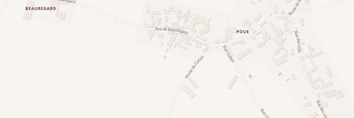 Plan du 1 Rue de Beauregard à Cuhon