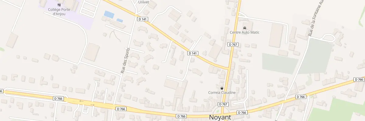 Plan du 7 Rte de Genneteil à Noyant-Villages