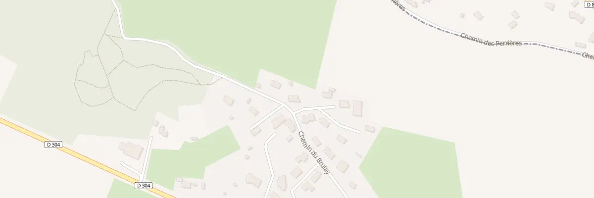 Plan du 16 Che du Brulay à Aigné