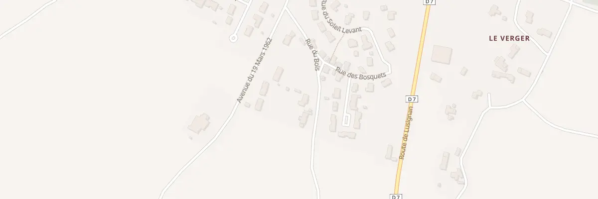 Plan du 3 Rue du Bois à Boivre-la-Vallée