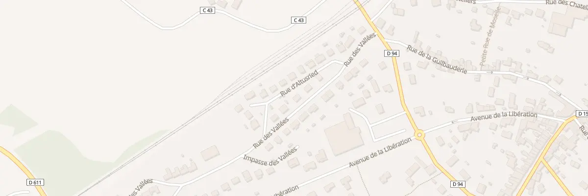 Plan du 12 Rue des Vallées à Lusignan