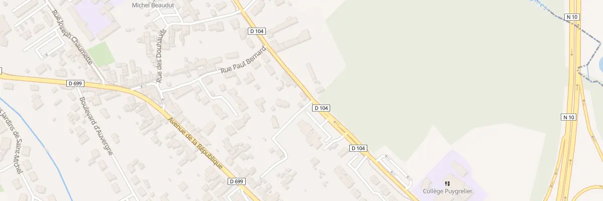 Plan du 34 Rue de l’Égalité à Saint-Michel