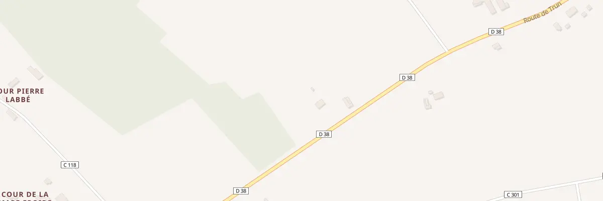 Plan du 4114 Rte de Trun à Livarot-Pays-d’Auge