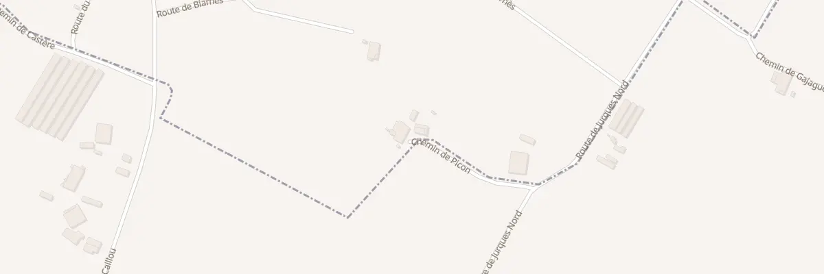 Plan du 143 Chem de Picon à Lagupie