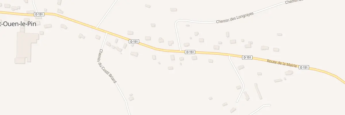 Plan du 351 Rte de la Mairie à Saint-Ouen-le-Pin