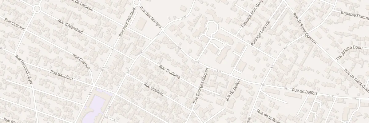 Plan du 18 Rue de Belfort au Havre