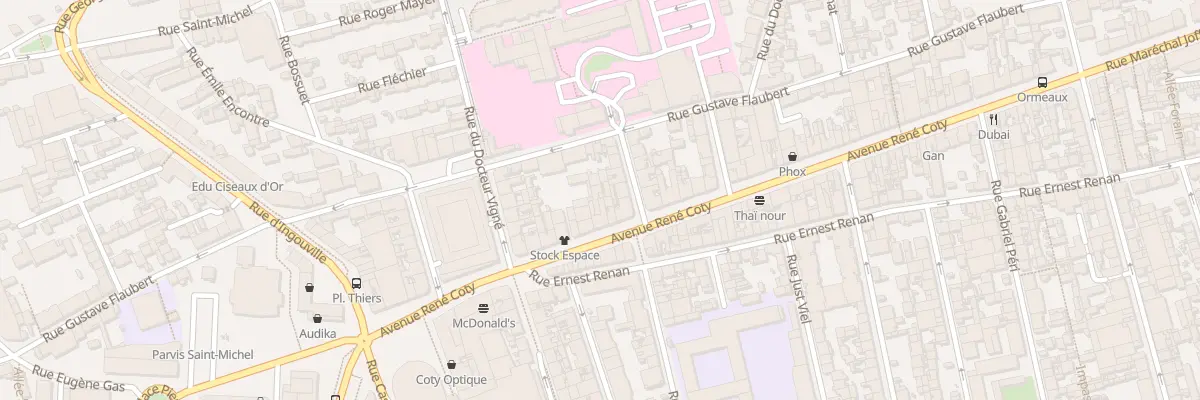 Plan du 57 Av René Coty au Havre
