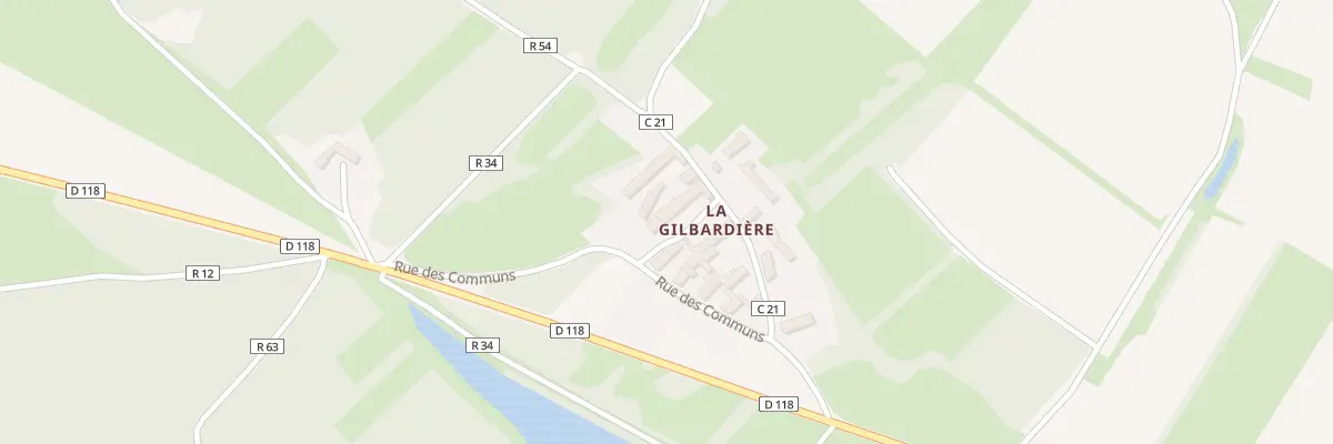 Plan du 3 Rue de la Gilbardière à Savigny-en-Véron