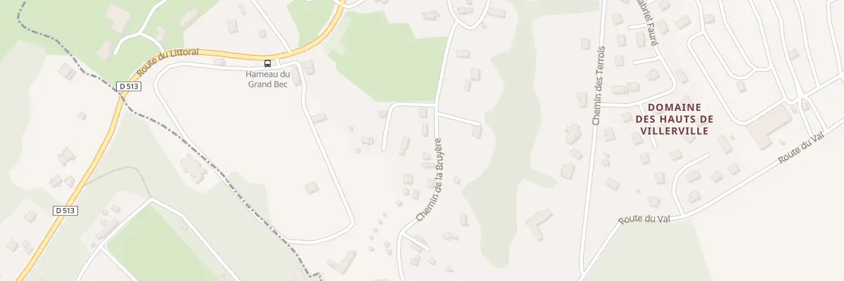 Plan du 10 Che de la Bruyère à Villerville