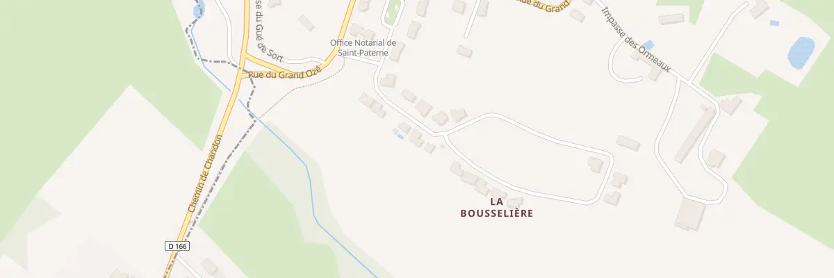 Plan du 12 Imp de la Bousselière à Saint-Paterne - Le Chevain