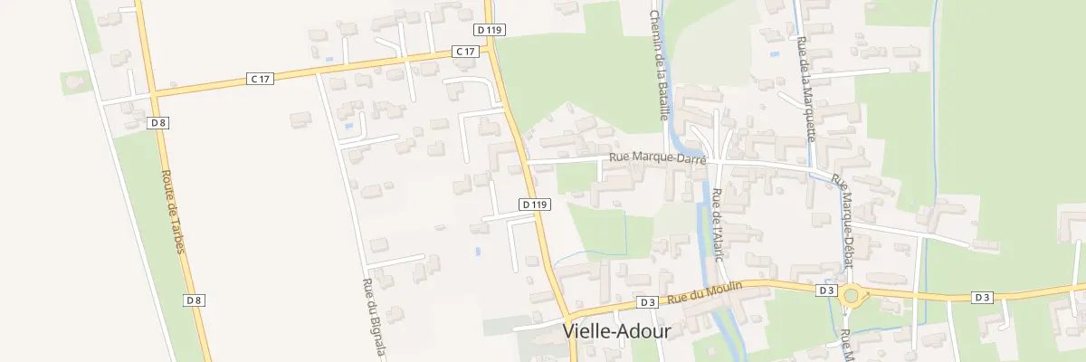 Plan du 17 Rue Marque-darré à Vielle-Adour