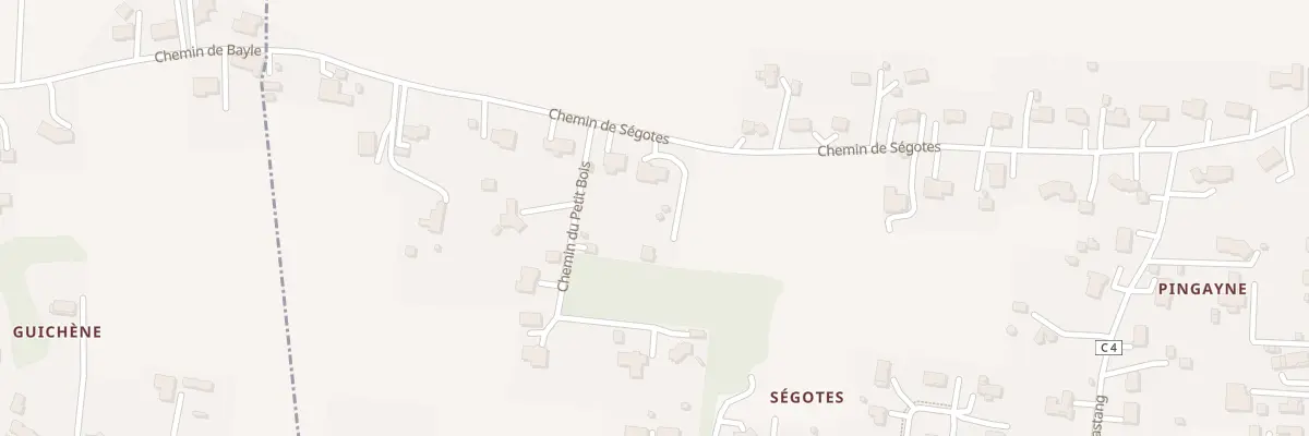 Plan du 405 Che de Segotes à La Réunion