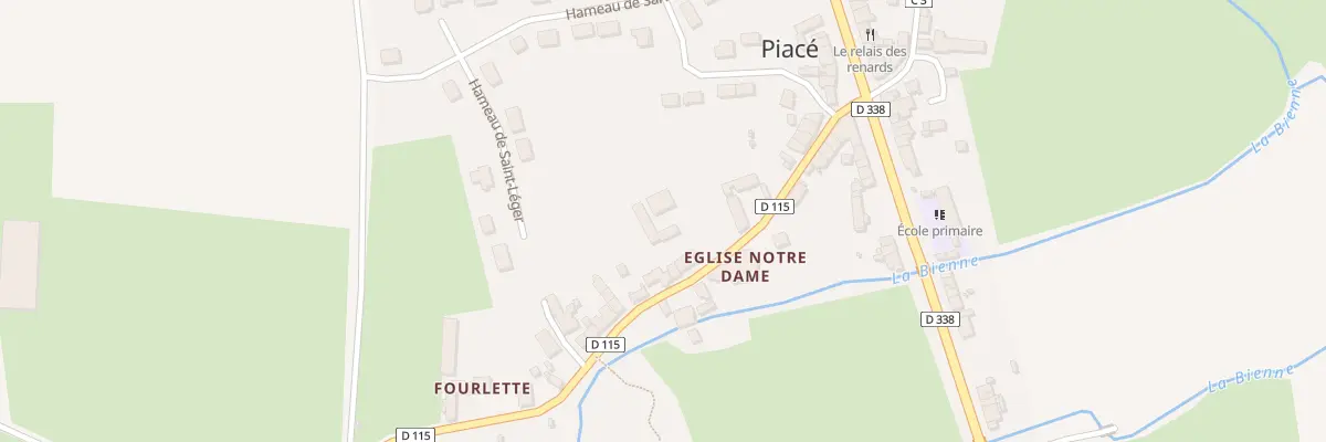 Plan du 12 Rue de l’Eglise à Piacé