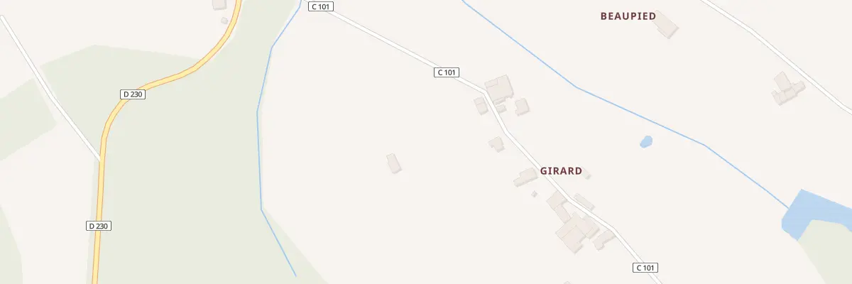Plan du 12 Girard à Saint-Vivien-de-Monségur