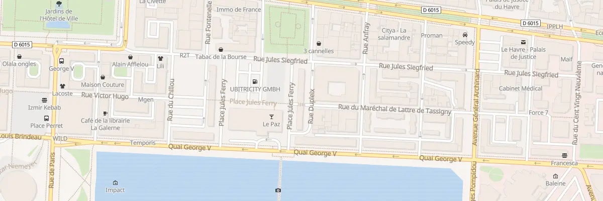 Plan du 21 Rue Dupleix au Havre