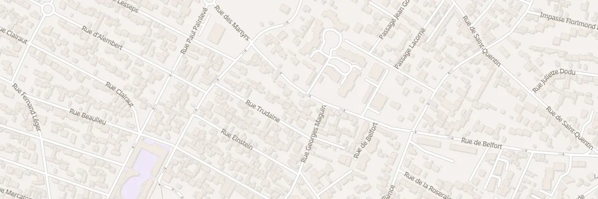 Plan du 22 Rue de Belfort au Havre