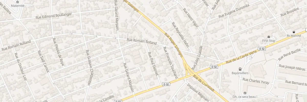 Plan du 14 Rue Paul Delmet au Havre