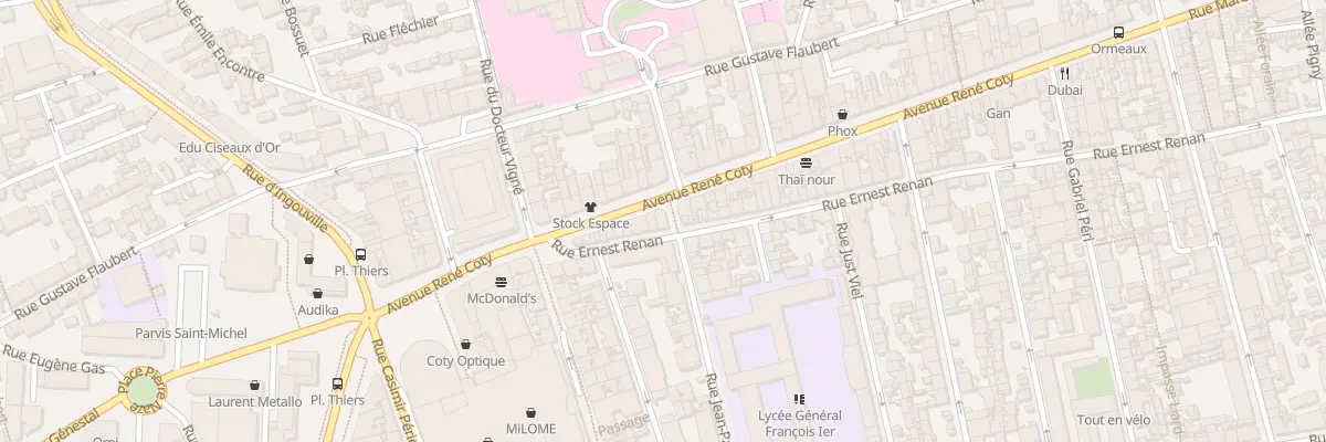 Plan du 15 Rue Ernest Renan au Havre