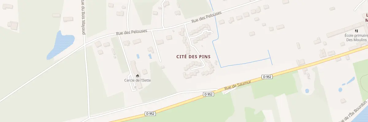 Plan du 7 Cité des Pins à Chouzé-sur-Loire