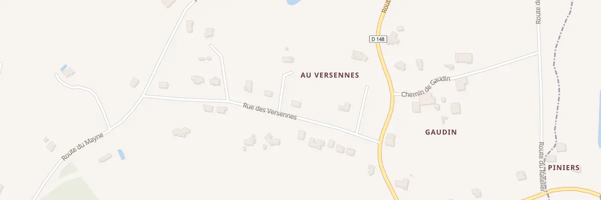 Plan du 154 Rue des Versennes à Lagupie
