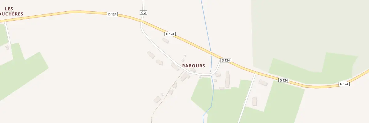 Plan du 5047 Rabours à Chérisay