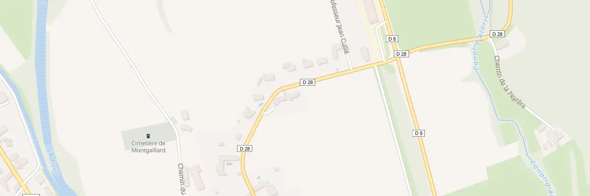 Plan du 268 Rue de la Gare à Montgaillard